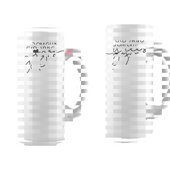 Good Morning Gorgeous With Red Heart Inspirational Saying Coffee Mug - Thegiftio