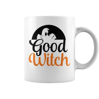 Good Witch Witch Pumpkin Funny Halloween Coffee Mug - Seseable