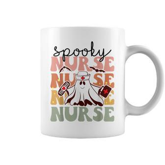 Groovy Nurse Costume Spooky Nurse Halloween Coffee Mug - Thegiftio UK