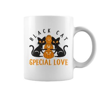 Halloween Black Cat Special Love Coffee Mug - Thegiftio UK