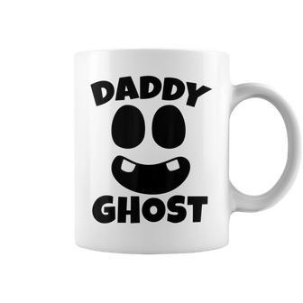 Halloween Daddy Ghost Funny Ghost Face Spooky Father Dad Coffee Mug - Thegiftio