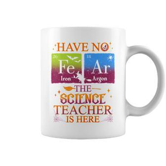 Halloween Have No Fear The Science Teacher Is Here Teachers Coffee Mug - Thegiftio UK