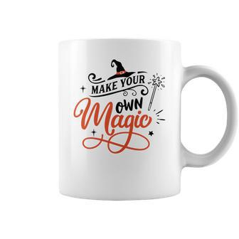Halloween Make Your Own Magic Black And Orange Coffee Mug - Seseable