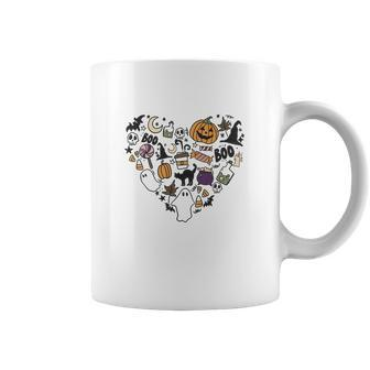 Halloween Official Heart Halloween Symbol Custom Coffee Mug - Seseable