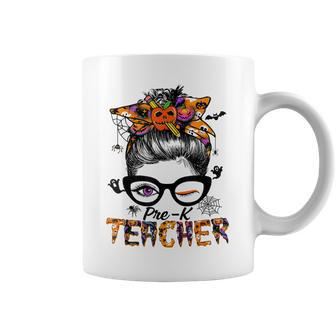 Halloween Pre-K Teacher Life -Cool Witch Coffee Mug - Seseable