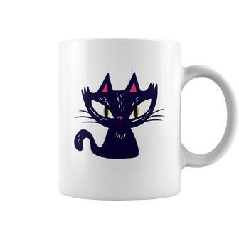 Halloween Pumpkin Black Cat V2 Coffee Mug