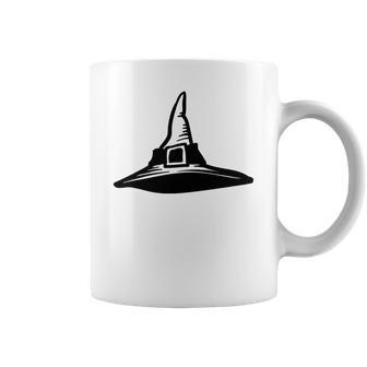 Halloween Witch Hat Black Official Custom Coffee Mug - Seseable