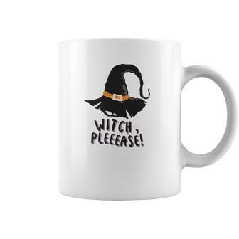 Halloween Witch Pleeease Witches Hat Design Coffee Mug - Seseable