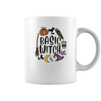 Halloween Witch Vibes Basic Witch Custom Coffee Mug - Seseable