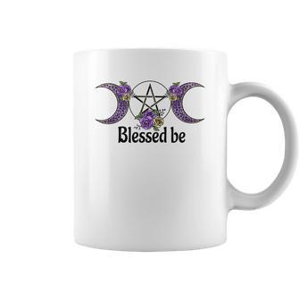 Halloween Witch Vibes Blessed Be Design Coffee Mug - Seseable