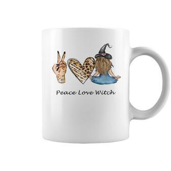 Hallowen Be Magical Witch Peace Love Witch Coffee Mug - Seseable