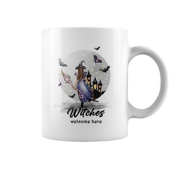 Hallowen Be Magical Witch Witches Welcome Here Coffee Mug - Seseable