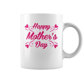 Happy Mothers Day Hearts Gift Coffee Mug - Monsterry UK