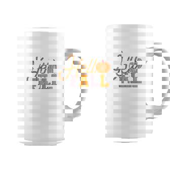 Hello Fall Hello Autumn Pumpkin Gift Coffee Mug | Seseable FR