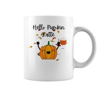 Hello Pumpkin Latte Fall Season Vintage Coffee Mug - Thegiftio UK