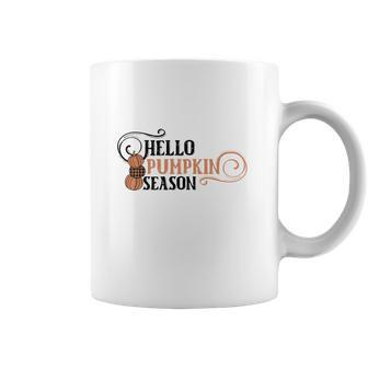Hello Pumpkin Season Hello Fall Coffee Mug - Seseable