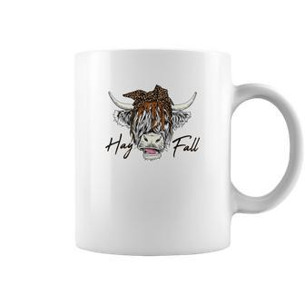Hey Fall Heifer Cow Coffee Mug - Seseable