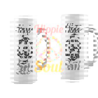 Hippie Soul Daisy Flower Peace Sign Flower Lover Coffee Mug - Thegiftio UK