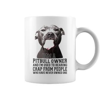 I Am A Pit Bull Owner Coffee Mug - Thegiftio UK