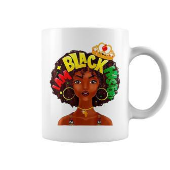 I Am Black History Strong African Queen Girls Black Pride Coffee Mug - Thegiftio UK