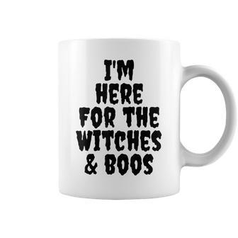 Im Here For The Witches & Boos Halloween Coffee Mug - Seseable