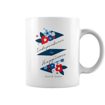 Independence Is Happiness &8211 Susan B Anthony Coffee Mug | Mazezy UK