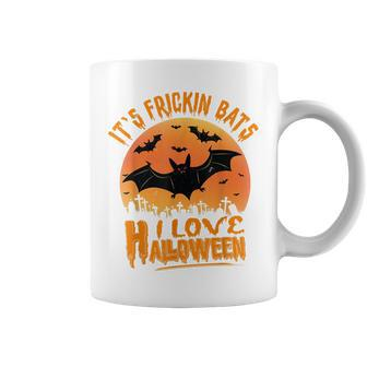 Its Frickin Bats I Love Halloween - Funny Frickin Bats Coffee Mug - Thegiftio UK