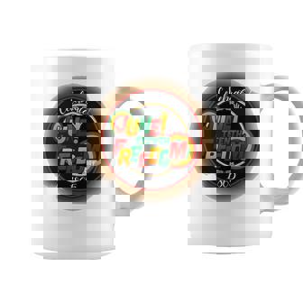 Juneteenth Celebrate Round Sign Wreath Sign Wreath Attachment Juneteenth Black History African Pride Diva Wreath Coffee Mug - Thegiftio