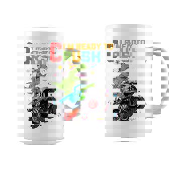 Kids 4 Years Old Im Ready To Crush 4 T Rex Dinosaur 4Th Birthday Coffee Mug - Thegiftio UK