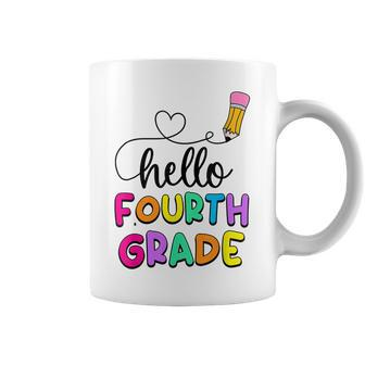 Kids Hello Fourth Grade Squad My First Day Of Fourth Grade Coffee Mug - Thegiftio UK