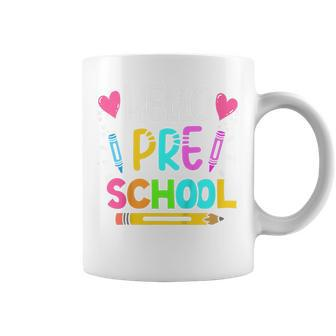 Kids Hello Preschool Retro Cute Teacher Toddler Girls Coffee Mug - Thegiftio UK
