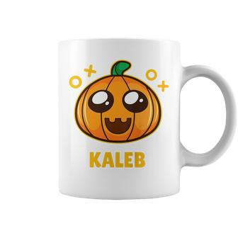 Kids Kaleb Kids Pumpkin Halloween Coffee Mug - Seseable
