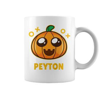 Kids Peyton Kids Pumpkin Halloween Coffee Mug - Seseable
