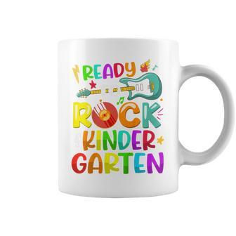 Kids Ready To Rock Kindergarten First Day Of 5Th Grade Boys Girls Coffee Mug - Seseable