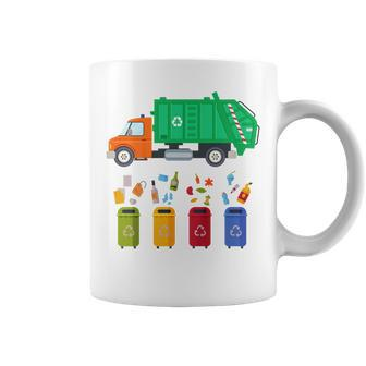 Kids Recycling Trash Garbage Day Toddler Garbage Truck Coffee Mug - Thegiftio UK