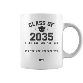 Kindergarten Class Of 2035 Grow With Me Space For Handprints Coffee Mug - Thegiftio UK