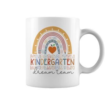 Kindergarten Dream Team Rainbow Welcome Back To School Coffee Mug - Thegiftio UK