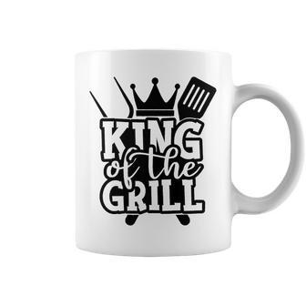 King Grill Grilling Gift Barbecue Fathers Day Dad Bbq V2 Coffee Mug - Seseable