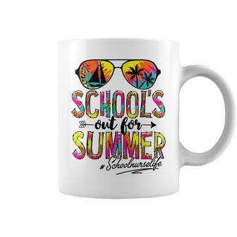 Last Day Of School Schools Out For Summer School Nurse Life Coffee Mug - Thegiftio UK