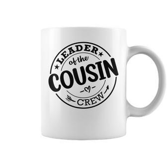 Leader Of The Cousin Crew - Best Big Cousin Crew Coffee Mug - Thegiftio UK