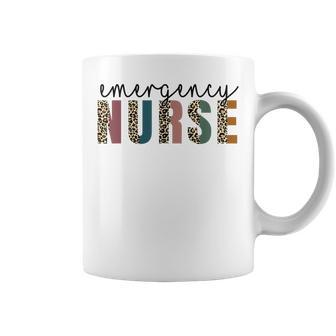 Leopard Emergency Nurse Er Trauma & Emergency Department Coffee Mug - Thegiftio UK