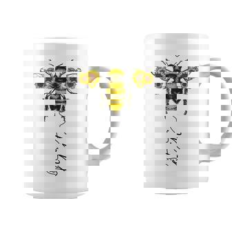 Let It Be Bee With Sunflower Cute Christmas Gift Coffee Mug - Thegiftio UK