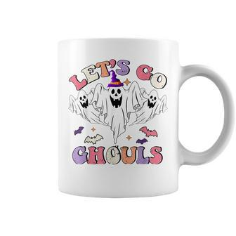 Lets Go Ghouls Groovy Halloween Custome Essential V2 Coffee Mug - Thegiftio UK