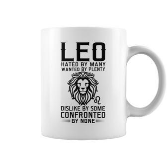 Lion Graphic Art July August Birthday Gifts Leo Zodiac Sign Coffee Mug - Seseable