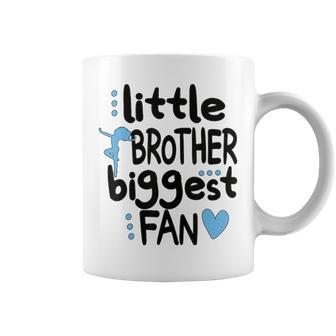 Little Brother Biggest Fan Dance Brother Of A Dancer Graphic Design Printed Casual Daily Basic Coffee Mug - Thegiftio UK