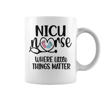 Little Things Nicu Nurse Neonatal Intensive Care Unit Coffee Mug - Seseable