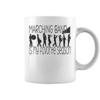 Marching Band Is My Favorite Season - Color Guard Silhouette Coffee Mug - Thegiftio