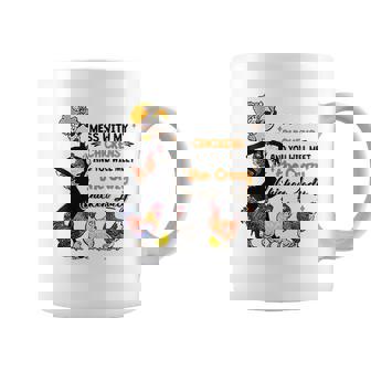 Mess With My Chickens You Will Meet The Crazy Chicken Lady Coffee Mug - Thegiftio