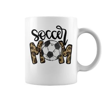 Mothers Day 2022 Soccer Mom Leopard Funny Soccer Mom Coffee Mug - Thegiftio UK