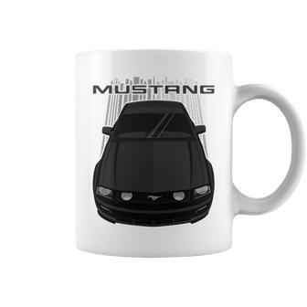 Mustang Gt 2005 To 2009 Black Graphic Design Printed Casual Daily Basic Coffee Mug - Thegiftio UK